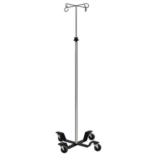 UMF Medical SS8345 Low Center of Gravity Two Hook I.V. Pole