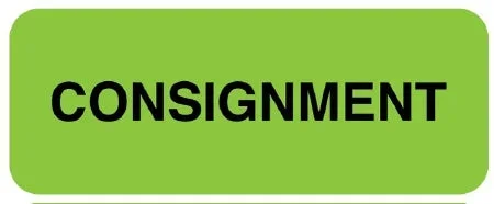 United Ad Label LABEL, COSIGNMENT FLURSNT GRN 2 1/4″X7/8″ (420/RL) – ULQA100