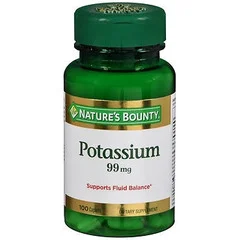 US Nutrition Mineral Supplement Nature’s Bounty® 99 mg Strength Caplet 100 per Bottle, 100/BT