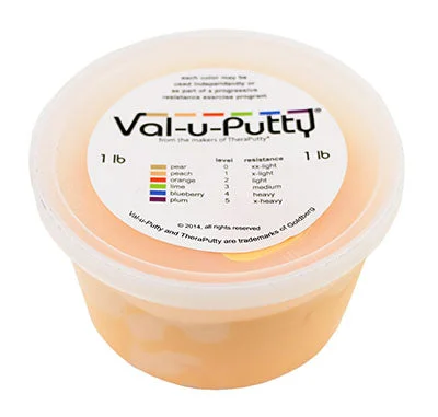 Val-u-Putty Exercise Putty – Peach (lx-soft) – 1 lb – 10-3941