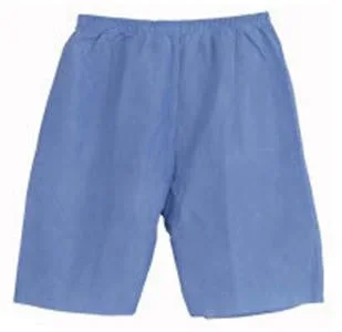 Valumax International PANTS, EXAM SHORT DISP NON-WOVEN BLU LG (10/PK 5PK/CS) – 3424NBL
