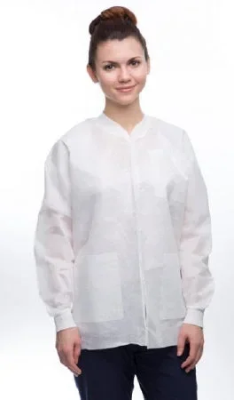 Valumax International ValuMax Easy Breathe Lab Jacket White X-Small Long Sleeves Hip Length – 3530WHXS