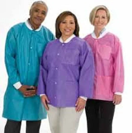 Valumax International ValuMax Economy Lab Jacket Light Blue 2X-Large Long Sleeves Hip Length – 3430LB2XL