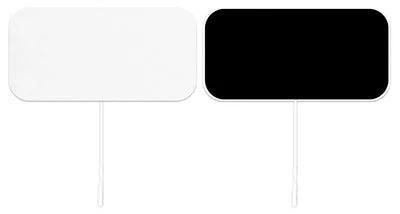 ValuTrode X, white cloth, 2″ x 4″ rectangle, 40/case – 13-1255