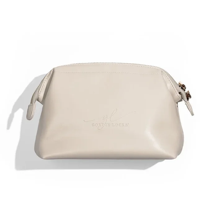 Vegan Leather Cosmetics Bag