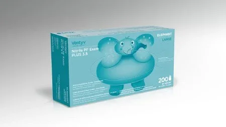 Ventyv Nitrile Exam Gloves PLUS 3.5 (Elephant) – Large