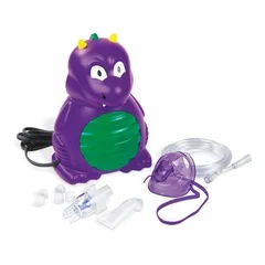 Veridian Healthcare LLC Handheld Compressor Nebulizer System – Small Volume Medication Bottle – Pediatric Aerosol Mask / Mouthpiece Delivery, 4/CS