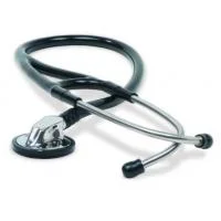 Veridian Healthcare Pinnacle Series Low Profile Cardiology Stethoscope, Black