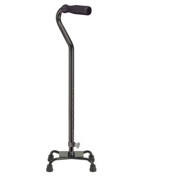 Vinyl Grip Four Point Cane by Drive – Added Support, Ergonomic