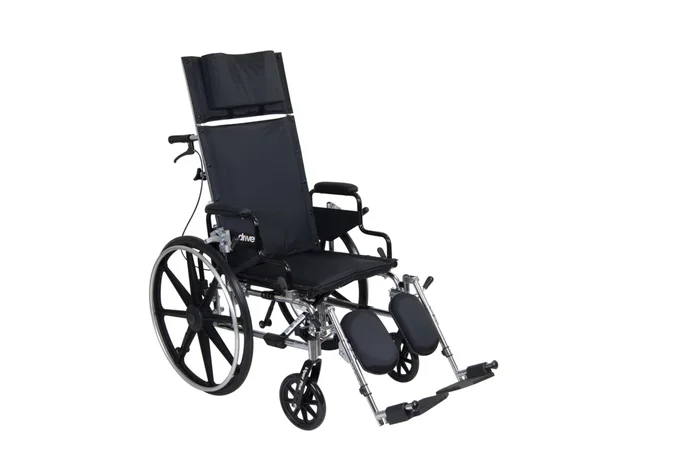 Viper Plus GT Full Reclining Wheelchair, Detachable Desk Arms, 16″ Seat