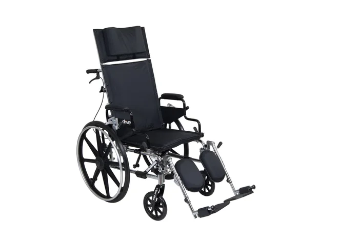 Viper Plus GT Full Reclining Wheelchair, Detachable Desk Arms, 16″ Seat