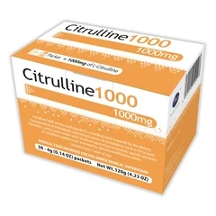Vitaflo Amino Acid Oral Supplement Citrulline1000 Unflavored 4 Gram Individual Packet Powder, 30 EA/BX