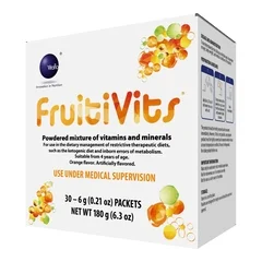 Vitaflo Ketogenic Oral Supplement FruitiVits Orange Flavor 6 Gram Individual Packet Powder, 1/EA