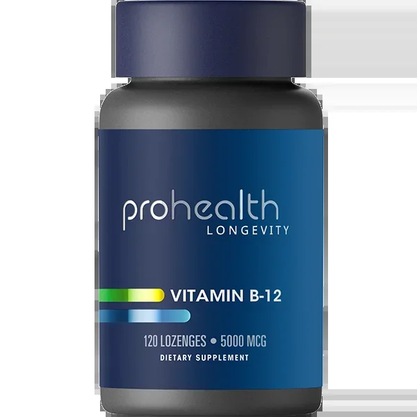 Vitamin B-12 – 5000 mcg, 120 lozenges