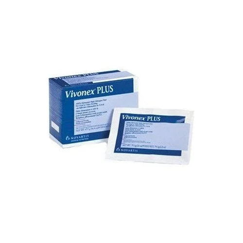Vivonex Plus Elemental High-Nitrogen Diet Unflavored 2.8 oz. Packet – Case of 36