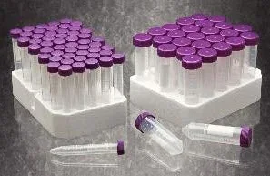 VWR International VWR Centrifuge Tube Conical Bottom Plain 50 mL Purple Cap Closure Polypropylene Tube – 89004-364