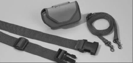Vyaire Medical Carrying Case Grey, Leather, Strap and Belt SEER Light Holter Recorders – 2008596-001
