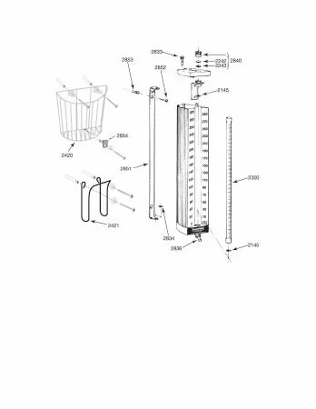 W.A. Baum Baumanometer Mounting Bracket 1 Top Swivel Screw, Mounting Anchors And Screws Wall Unit 33 – 2851