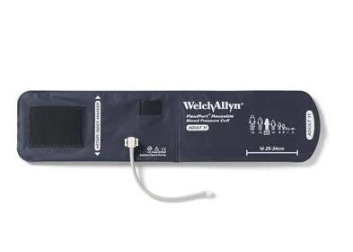 WA FlexiPort Reusable Blood Pressure Cuffs w/ 1 Tube Screw-Type Connector, Large Adult Long