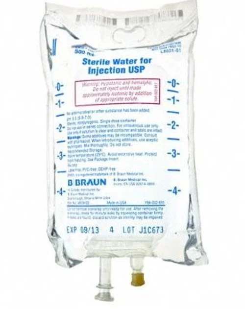 Water IV Injection 500ml Non DEHP