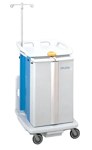 Waterloo Hybrid Crash Cart, Red