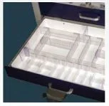 Waterloo Industries Cart Anesthesia Divider Tray System For Full Size Unicarts – DIVTRAY-ANES