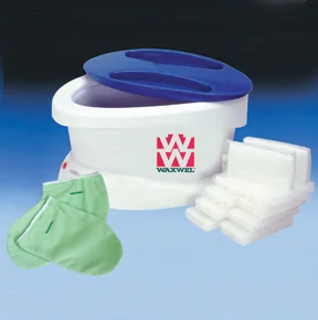 WaxWel Paraffin Bath w/6lb. Paraffin, Liners, Mitt & Booties