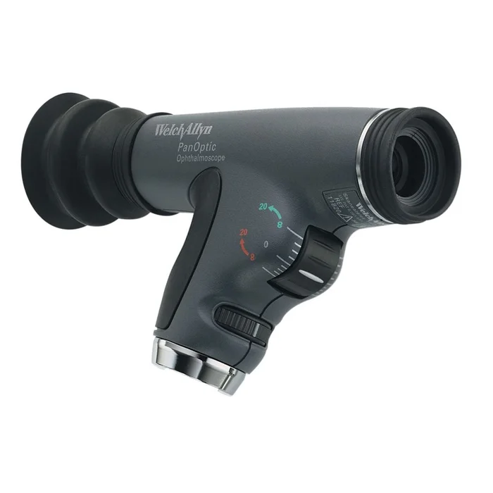 Welch Allyn 3.5V PanOptic Ophthalmoscope Head PanOptic Opht. Deluxe w/Cobalt Blue Filter and Corneal Lens – 932282