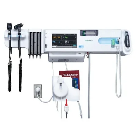 Welch Allyn Connex Integrated Wall System Masimo SpO2, BP Cuff & Cord Management System, Integrated MacroView Otoscope & PanOptic Ophthalmoscope, SureBP Non-Invasive Blood Pressure, Pulse Rate, MAP, Programmable Alarms, BP Averaging – 84MXVXP-B