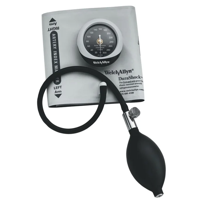 Welch Allyn Tycos DuraShock Integrated Aneroid Tycos DuraShock Integrated Aneroid, Adult, (DS45-11) – 98SPH1-6