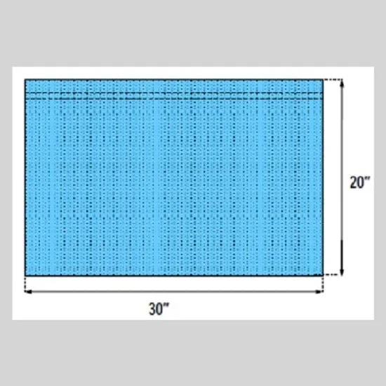 Welmed DRAPE, UTILITY W/ADH LF 20″X30(500/CS) – 1220-175