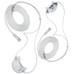 Westmed Mask Nasal Bi-Flo 7’Tu 25EA/CS West Med, 25EA/CS
