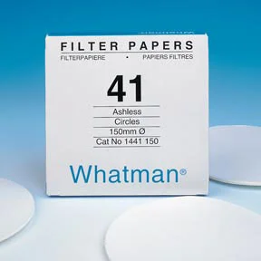 Whatman Quantitative Filter Papers, Grade 40, 11 cm, 100/pk