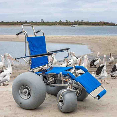 Wheeleez Sandcruiser All-Terrain Beach Wheelchair – 20-4292