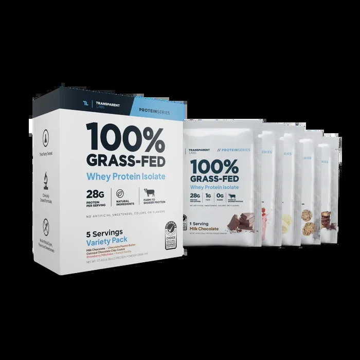 Whey Protein Isolate – 5 Serving Variety Pack
