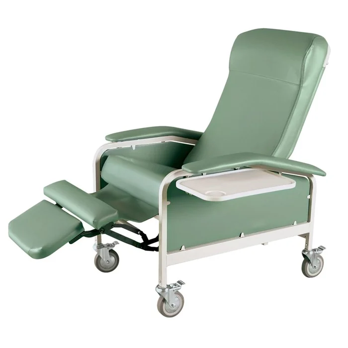 Winco Bariatric Care Cliner Bariatirc Care Cliner, Drop Arm, Steel Casters, Grey – 922869/GREY/NA
