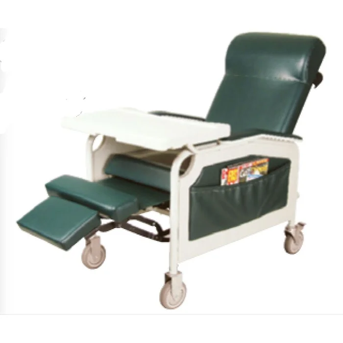 Winco Convalescent Recliner Recliner, Drop Arm, Grey – 710161/GREY/NA