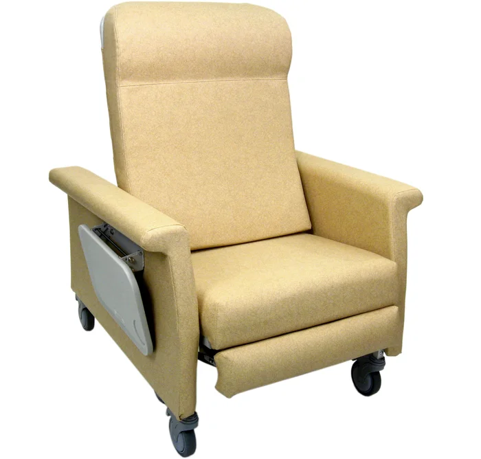 Winco XL Elite Care Cliner, Nylon Casters, Ice Blue