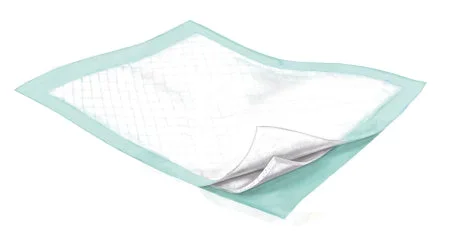 Wings Underpad Disposable Fluff / Polymer Heavy Absorbency, 36 X 36 Inch