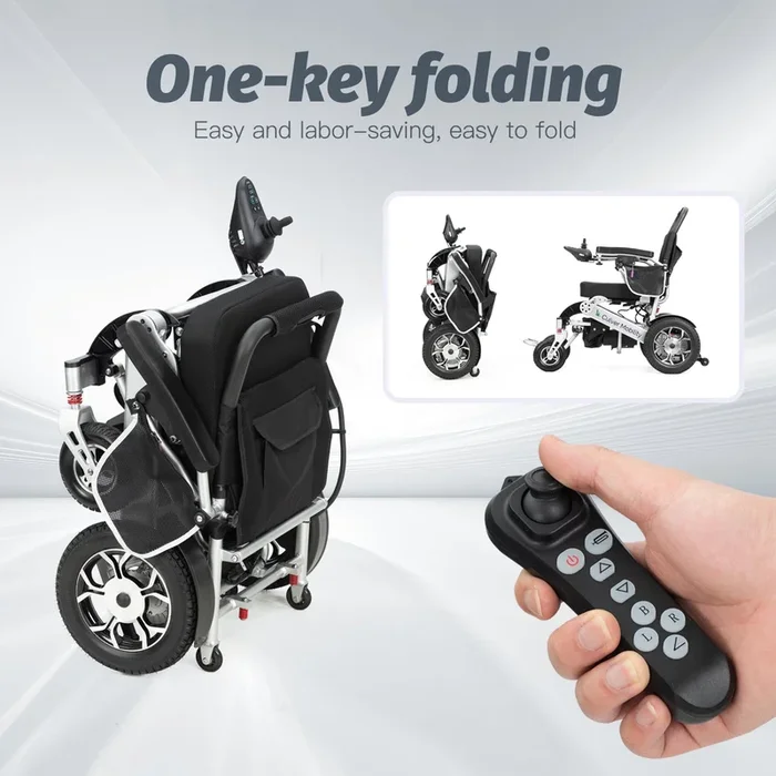 WOLF Heavy Duty Electric Wheelchair – Automatic Fold & Unfold