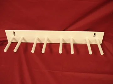 Wolf X-Ray Peg Rack, Holds Two Aprons, 3″ x 8.25″