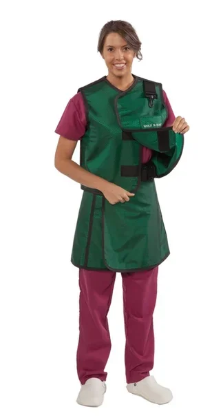 Wolf X-Ray X-Ray Apron / Vest with Thyroid Collar Wraparound Style – 66078TC-22