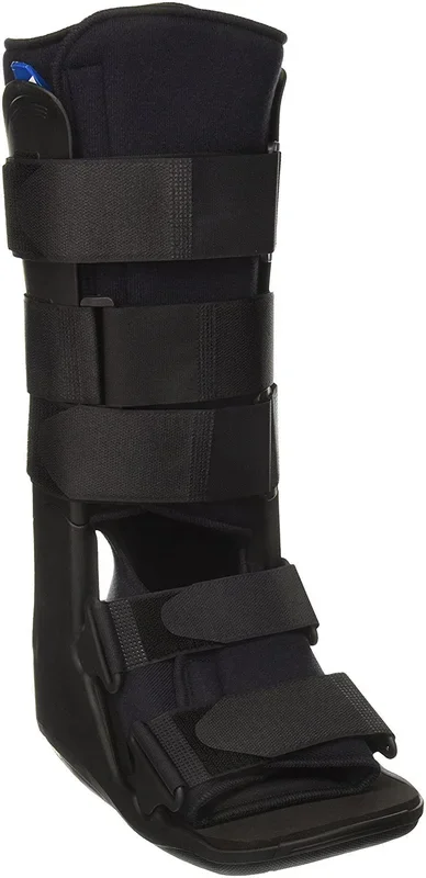 XcelTrax Walker Boot, Tall, Small, Female Size 6 8 / Male Size 4.5 7 Left or Right Foot, 1 Count
