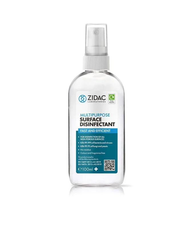 Zidac Multipurpose Surface Disinfectant Spray – 100ml