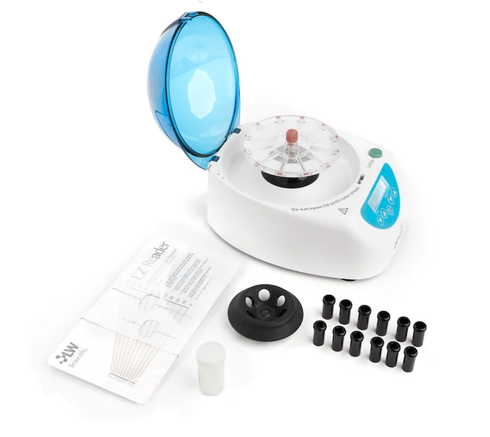 ZipCombo Digital, 6pl micro-tube (1-2ml) and 12pl crit (40mm) rotors, 90-240v