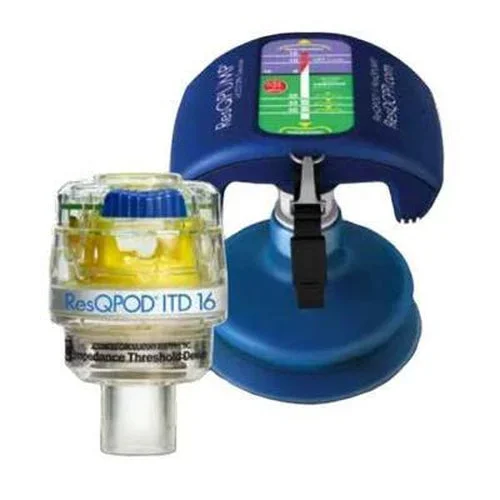 Zoll ResQCPR System, ResQPUMP ACD-CPR Device and 2 ResQPOD ITD 16s